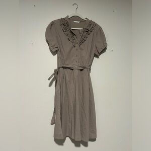 Grey midi MikaRose dress in XL
